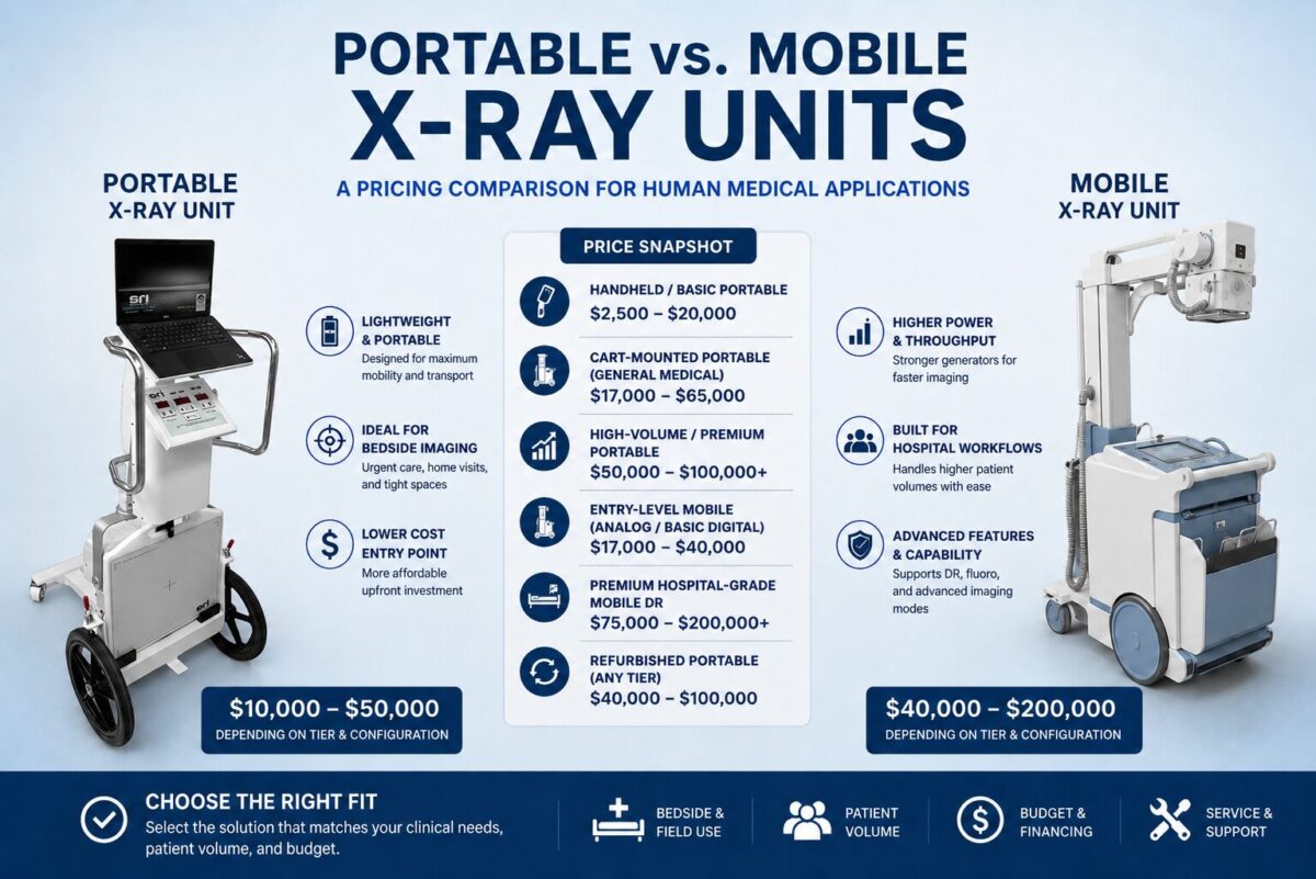How much does a Portable X-ray machine cost?